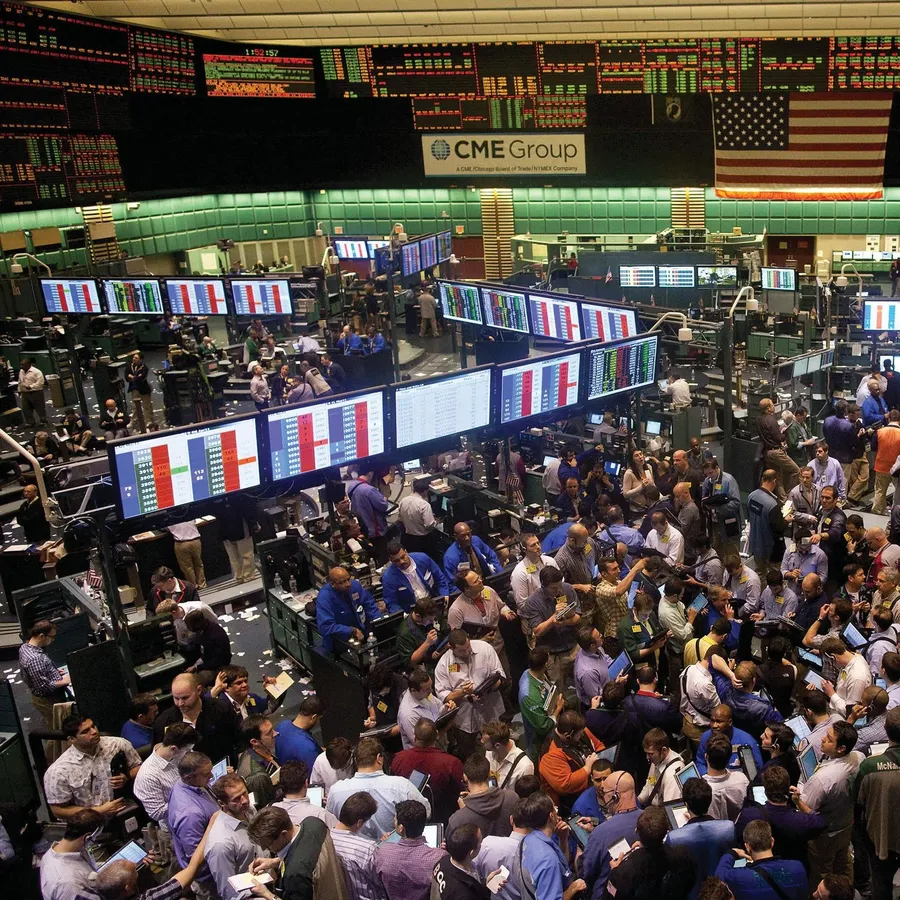 CME Group's trading floor in Chicago