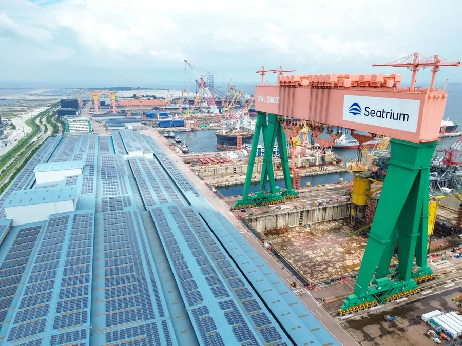 Seatrium's yard in Singapore; Seatrium is PTSC M&amp;C's consortium partner