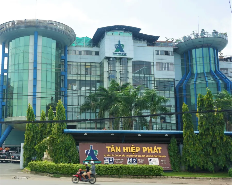 Headquarters of Tân Hiệp Phát Group, the company founded by Mr. Trần Quí Thanh