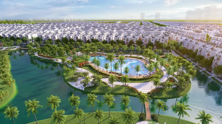 Rendering of a Vinhomes township