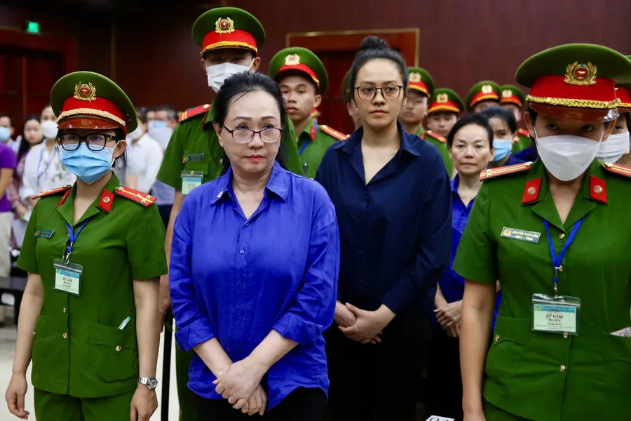 Truong My Lan at the Van Thinh Phat trial