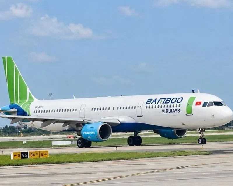 A Bamboo Airways aircraft
