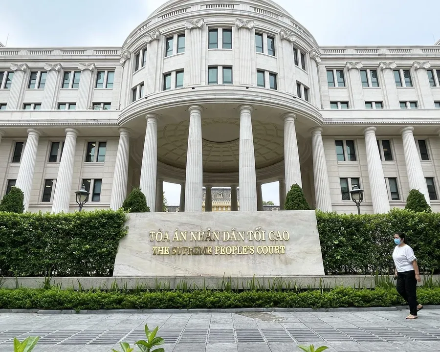 The Supreme People's Court building in Hanoi