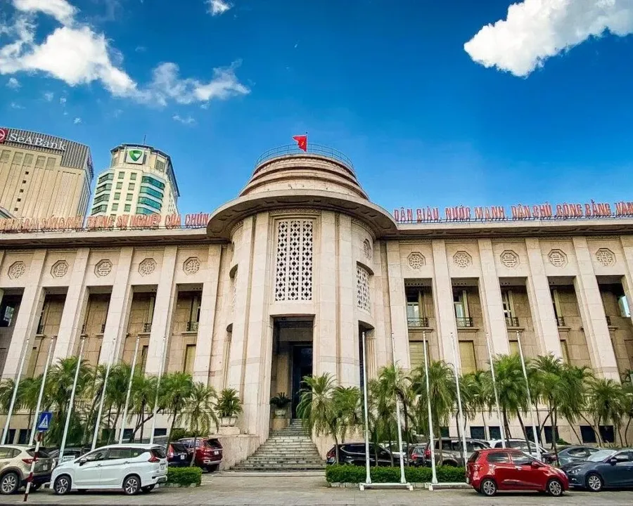 Headquarters of the State Bank of Vietnam in Hanoi