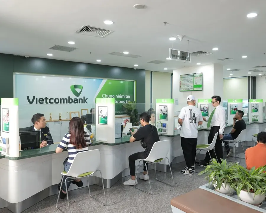 Vietcombank transaction counter