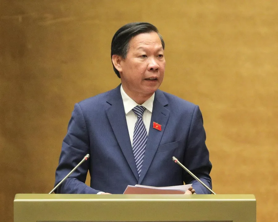 The review report is presented in the National Assembly hall