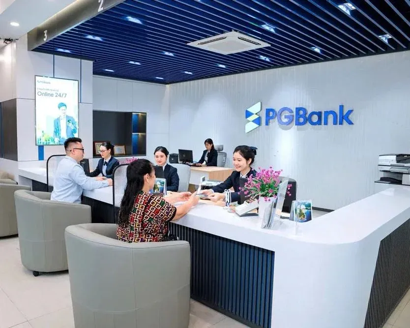 A bank service counter, where deposit rates are being lowered