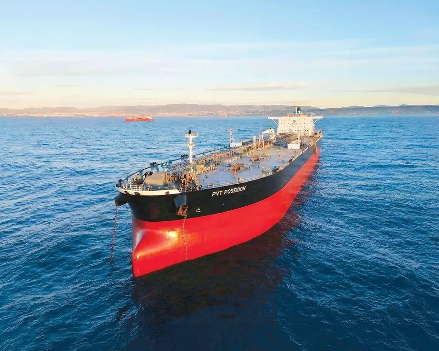 The crude tanker PVT Poseidon