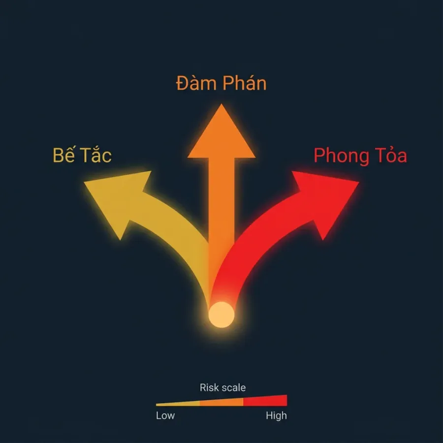 Ba hướng diễn biến từ bế tắc Mỹ-Iran: bế tắc, đàm phán, phong tỏa