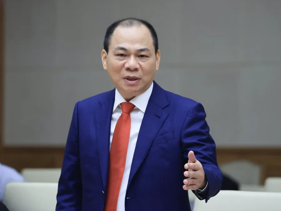 Ông Phạm Nhật Vượng, Chủ tịch HĐQT Tập đoàn Vingroup và Tổng Giám đốc VinFast