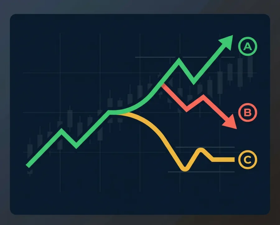 Minh họa ba kịch bản VN-Index