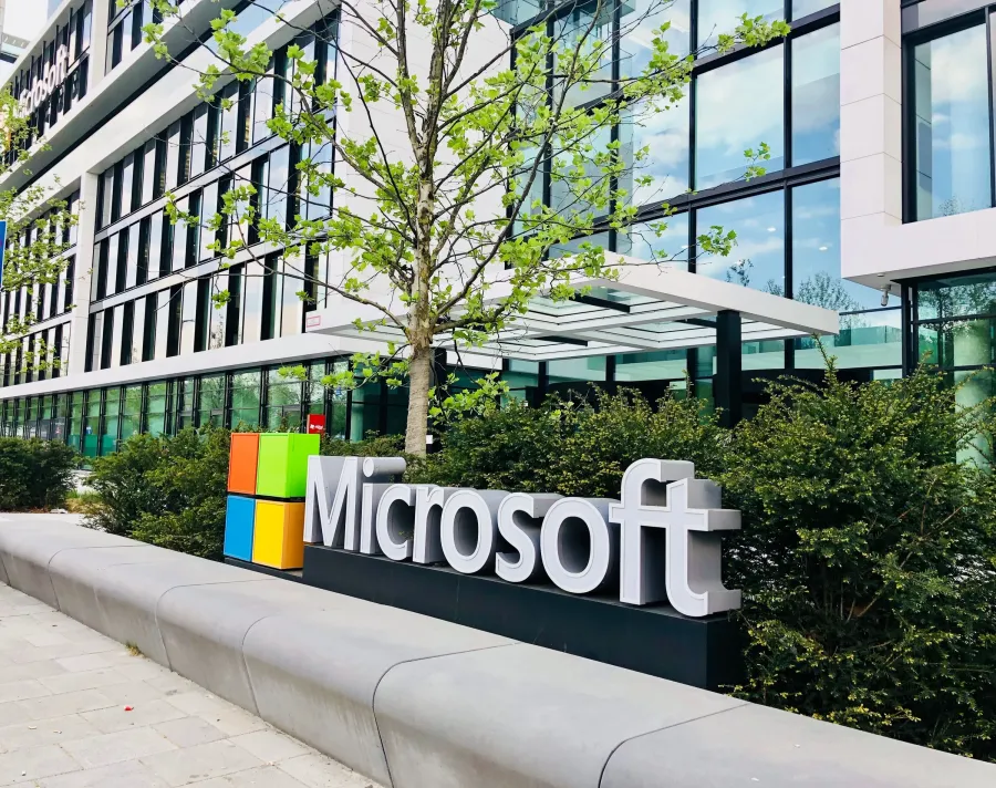 Trụ sở Microsoft, cổ phiếu có tỷ trọng AI định lượng được nhất hiện nay