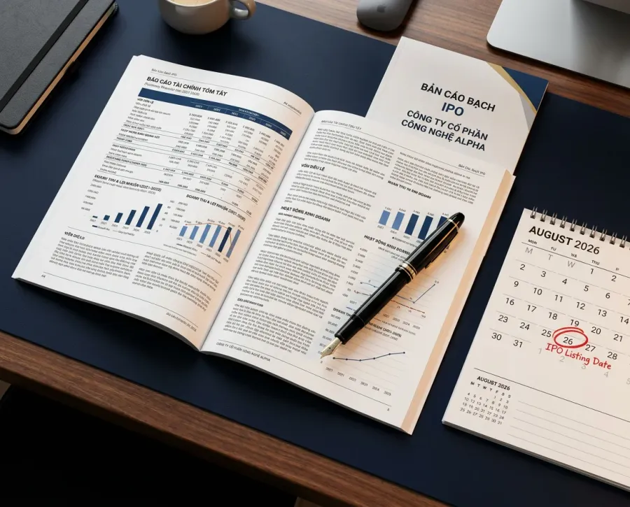 Cáo bạch IPO và lịch niêm yết tháng 8/2026