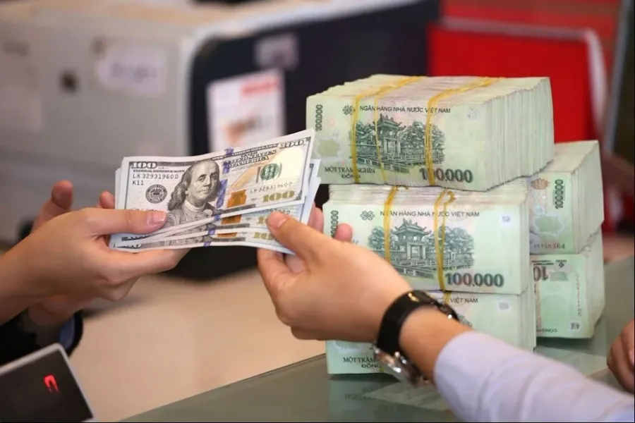 Tỷ giá USD/VND tại quầy giao dịch ngân hàng