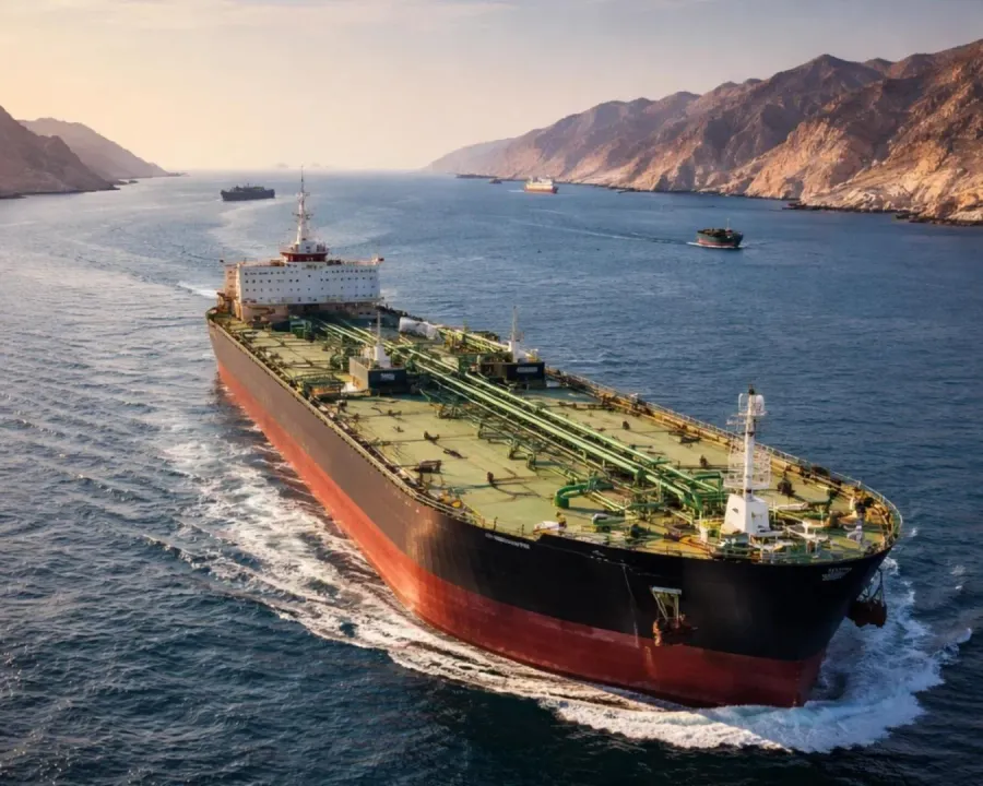 Tàu chở dầu tại khu vực Hormuz