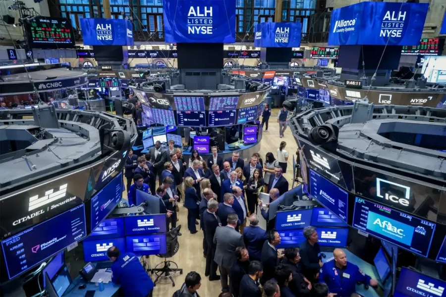 Sàn giao dịch NYSE trong một phiên phân hóa