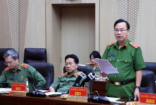 Cuộc họp công bố thông tin vụ án điện