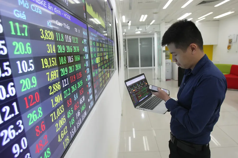 Bảng điện giao dịch có mã VIX