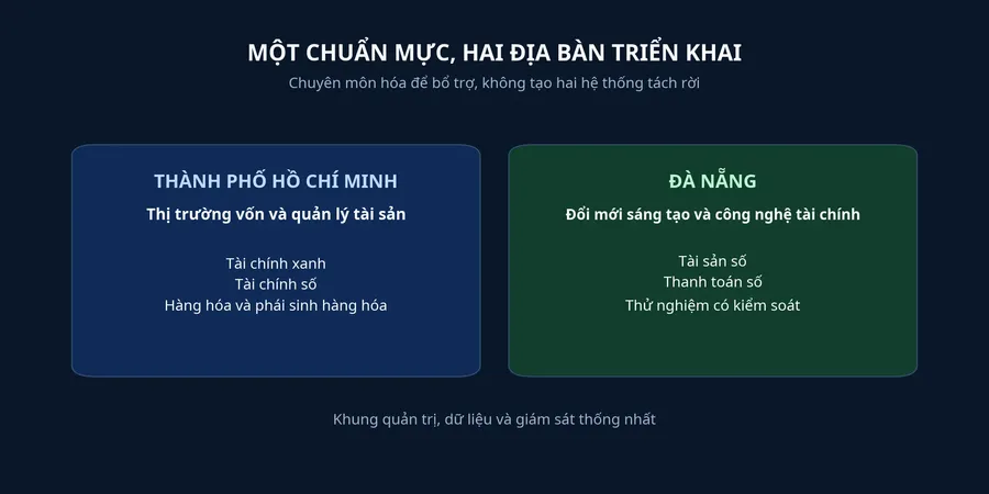 Định hướng chuyên môn của Thành phố Hồ Chí Minh và Đà Nẵng