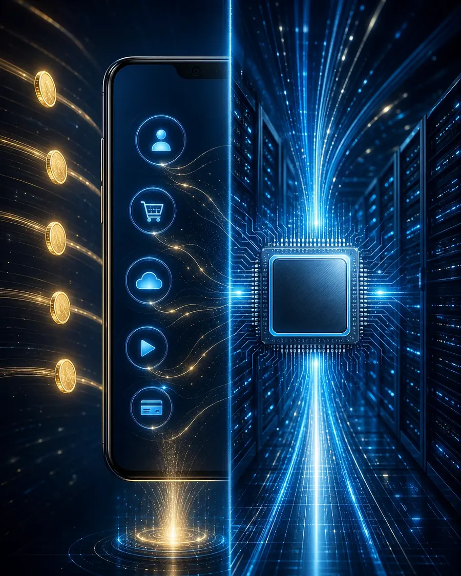 Minh họa hai cách Apple và Nvidia chuyển trí tuệ nhân tạo thành giá trị