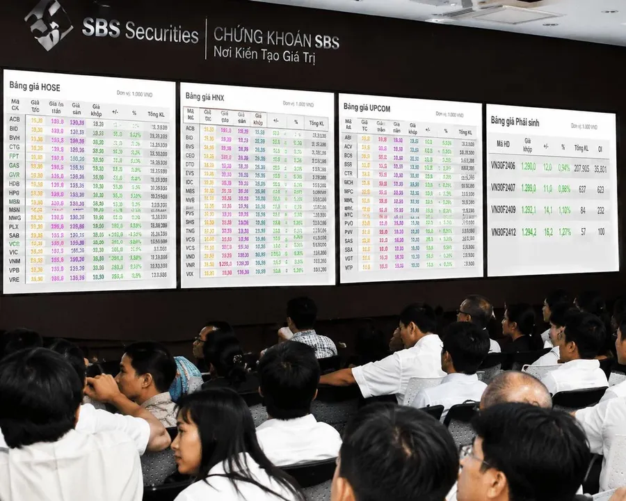 Bảng giá của Chứng khoán SBS