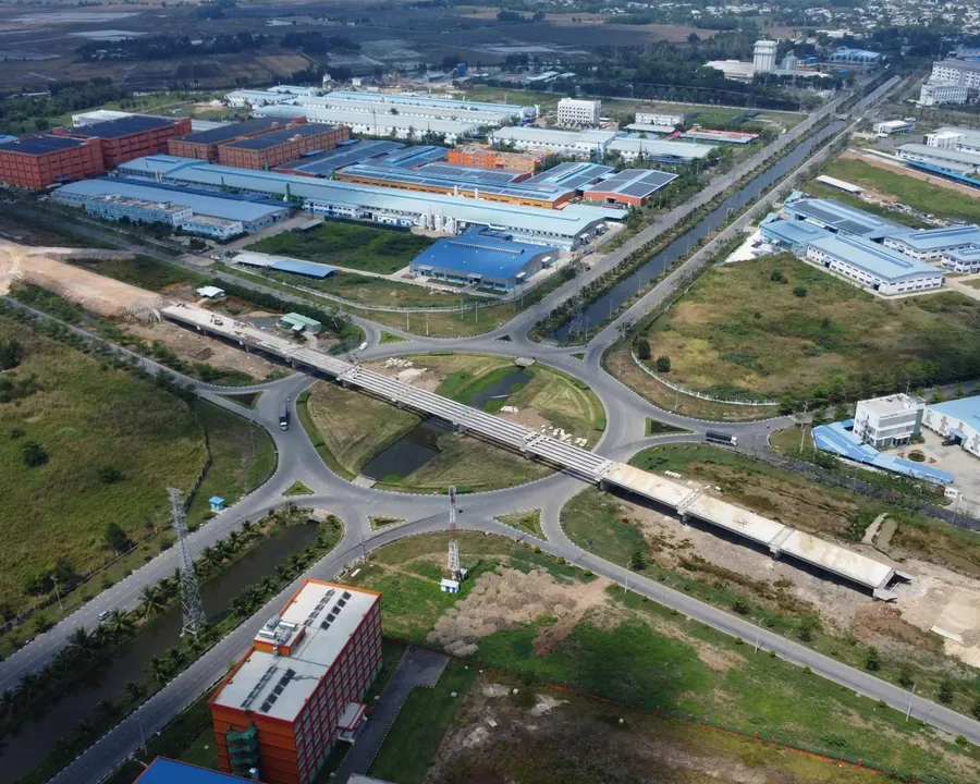 Khu công nghiệp đang xây dựng tại Tây Ninh