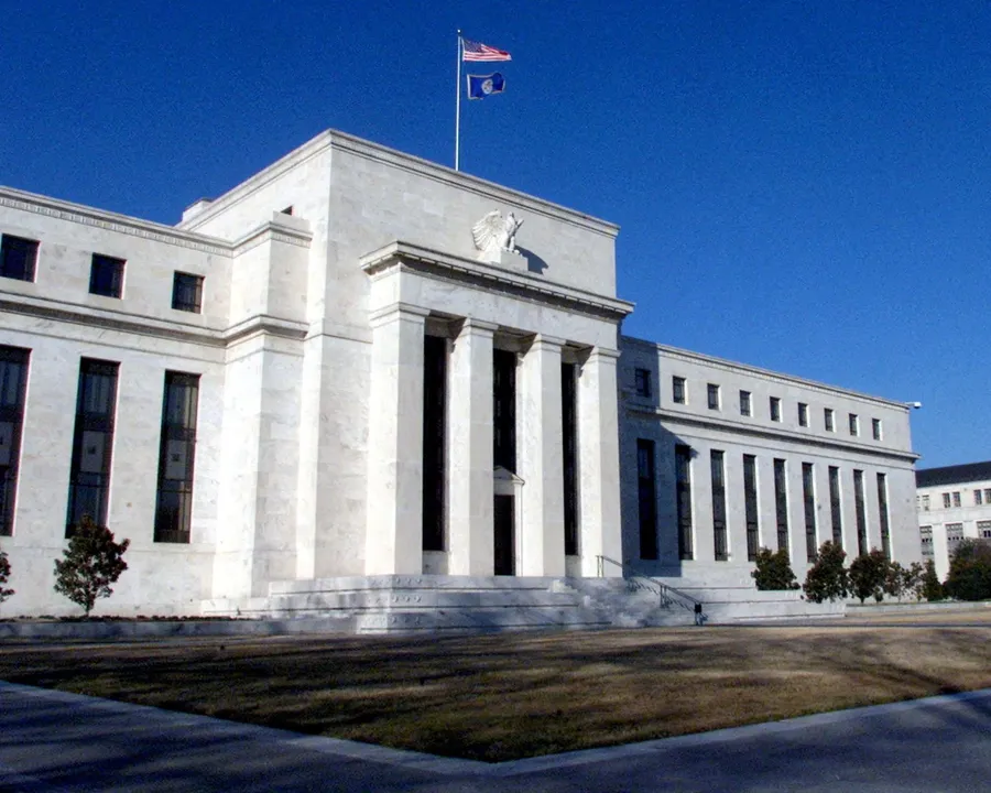 Trụ sở Cục Dự trữ Liên bang Mỹ tại Washington, nơi diễn ra cuộc họp chính sách 15-16/9