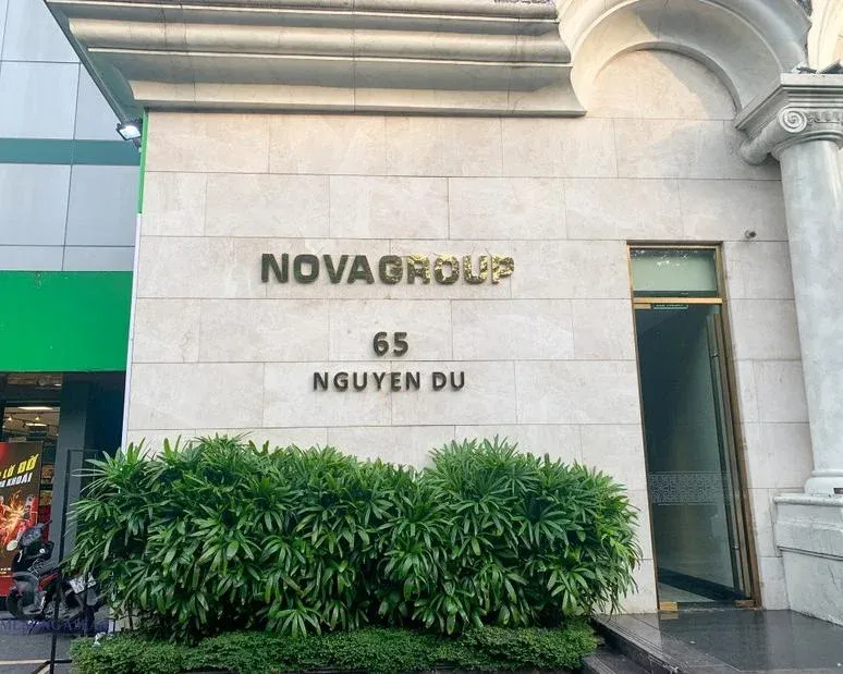 Trụ sở NovaGroup tại TP.HCM, tập đoàn sở hữu gián tiếp gần một phần ba vốn Seaprodex