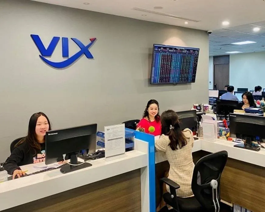 Quầy giao dịch tại Công ty Chứng khoán VIX
