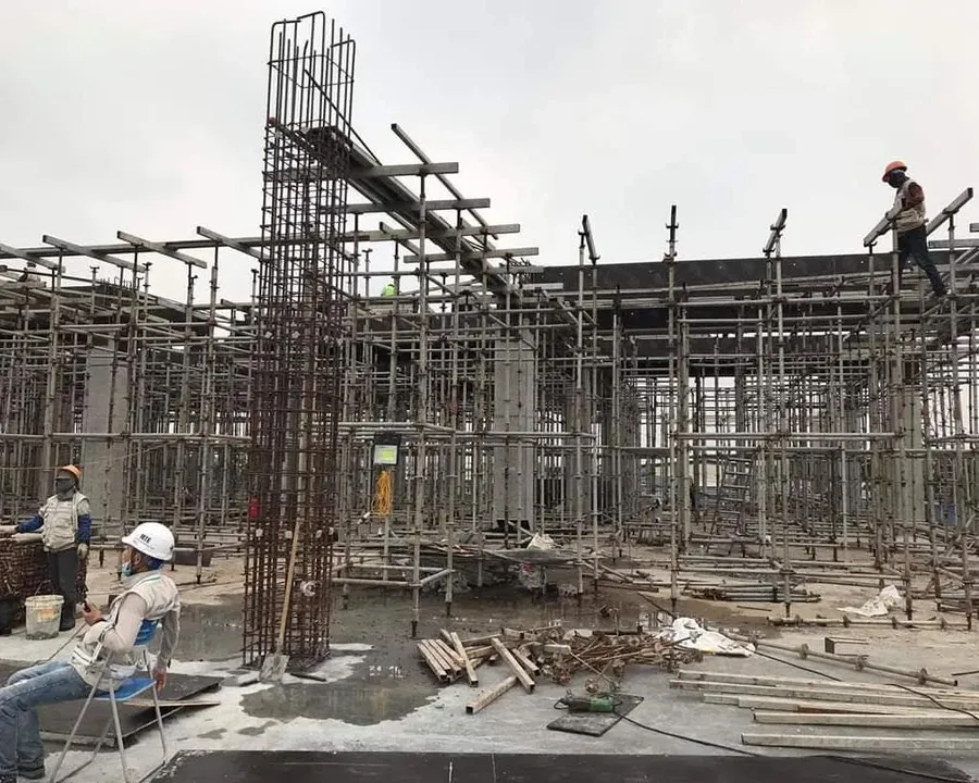 Thi công kết cấu công trình cao tầng