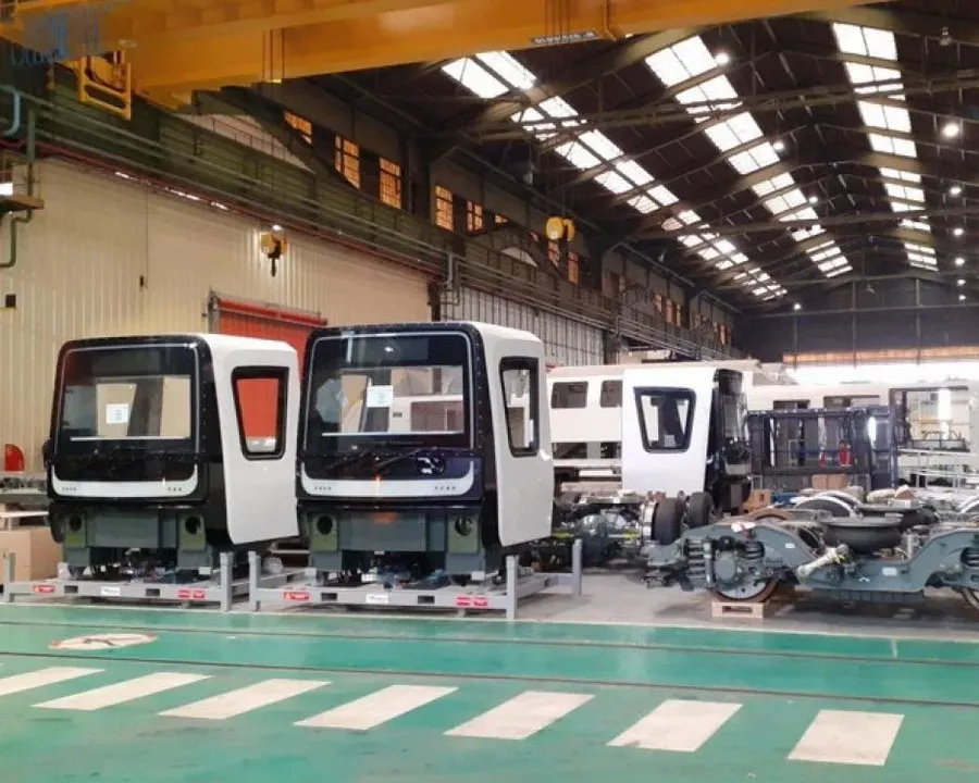 Khung thân tàu metro tại nhà máy Alstom