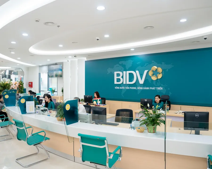 Quầy giao dịch BIDV