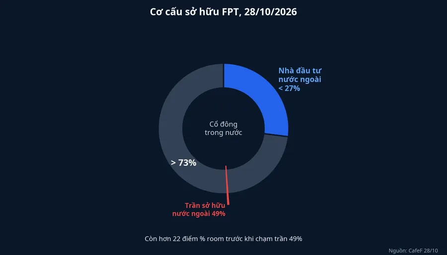 Cơ cấu sở hữu FPT tại ngày 28/10/2026