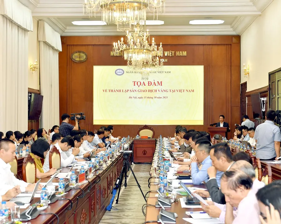 Tọa đàm về thành lập sàn giao dịch vàng do NHNN tổ chức ngày 15/10/2025